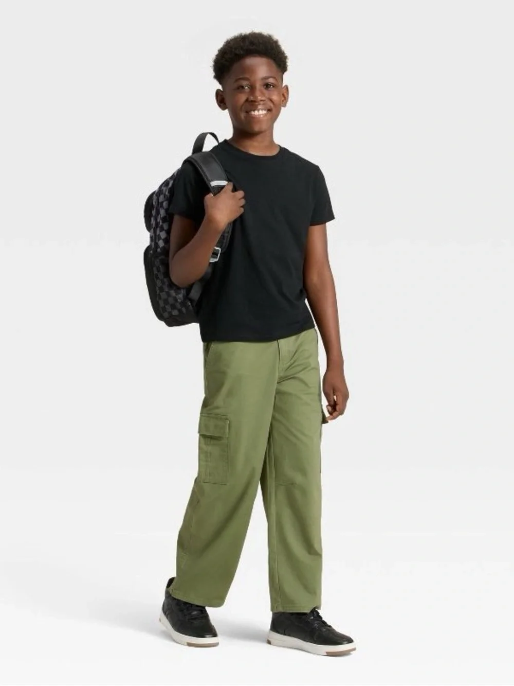 Cat & Jack Baggy Cargo Pants w/ Adjustable Waist